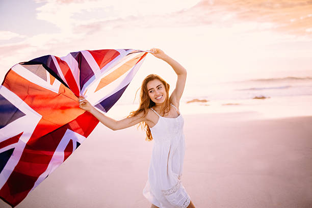 UNION JACK GIRL 特大ポスターフレーム インテリア UNION JACK GIRL 特大ポスターフレーム インテリア