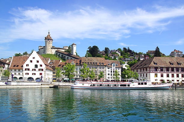 istock Medieval town centre. Schaffhausen 483118228