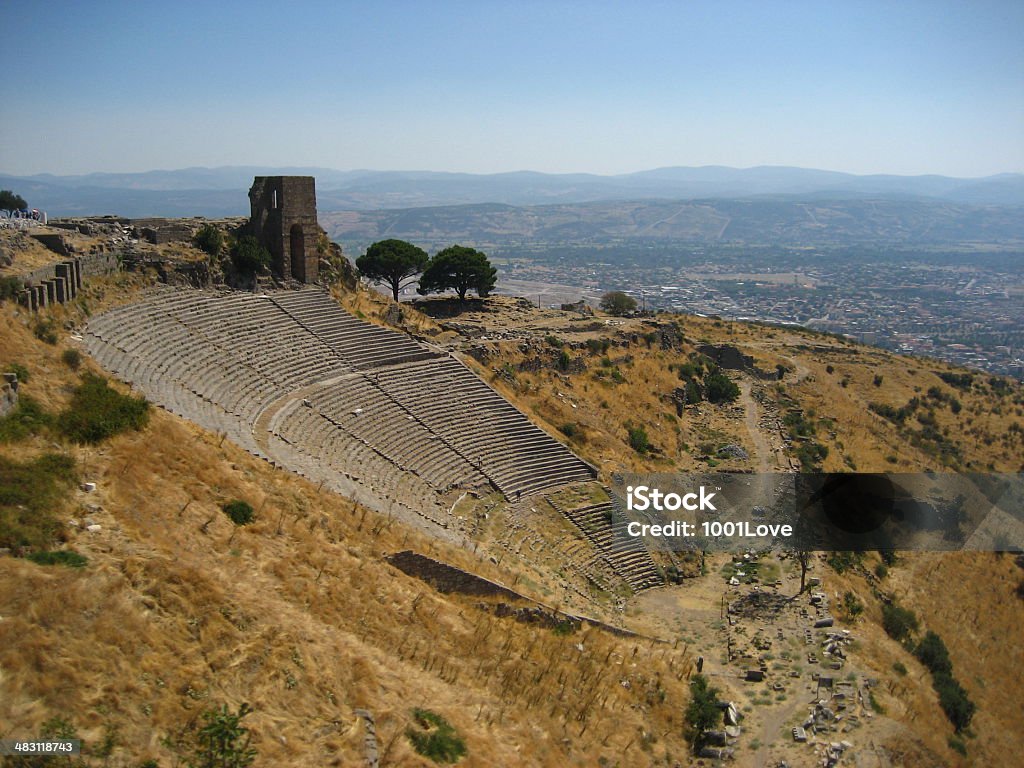 Anfiteatro Bergama Éfeso, Turquia - Foto de stock de Anfiteatro royalty-free