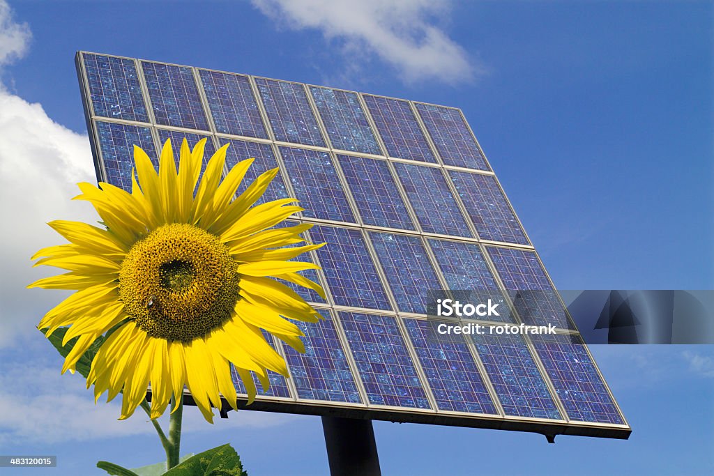 photovoltaics Photovoltaics Blue Stock Photo