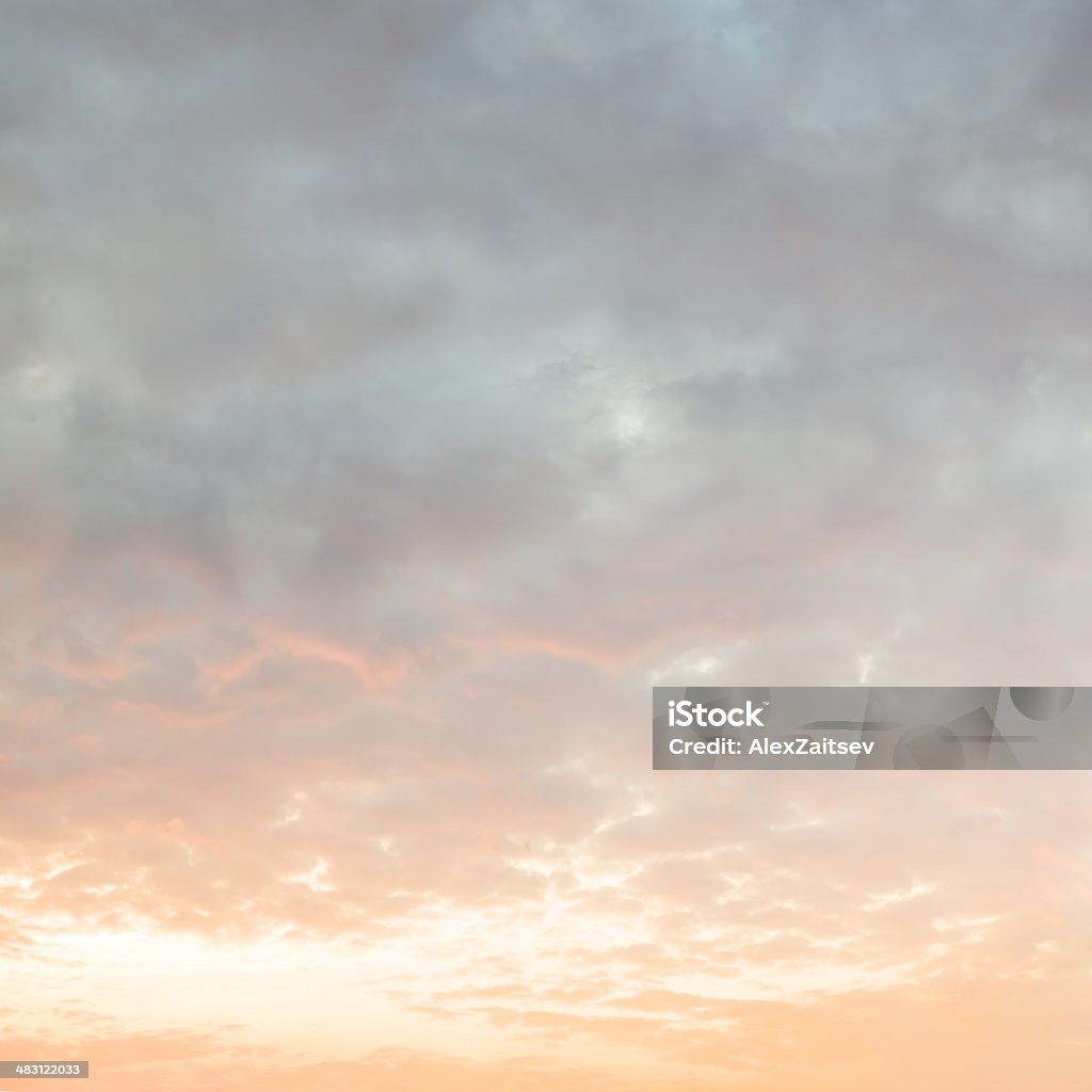 Evening sky cloud texture background Backgrounds Stock Photo