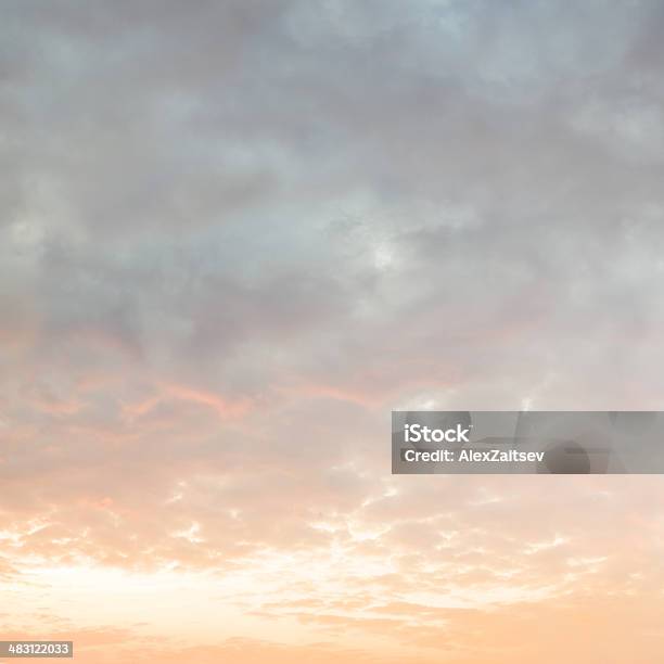 Evening Sky Stock Photo - Download Image Now - Backgrounds, Consoling, Abstract