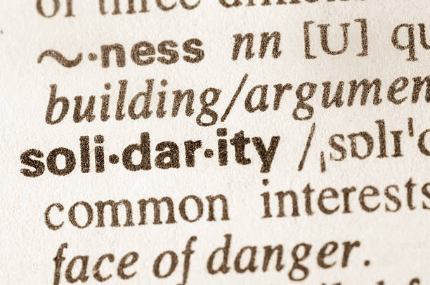 istock Dictionary definition of word solidarity 483122232