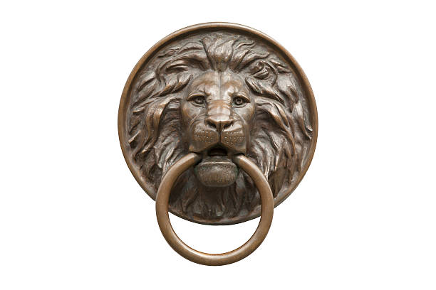 istock The bronze head of a lion 483123316