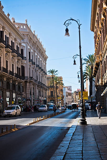 istock Colorful streets of Palermo at spring, Sicily 483124546