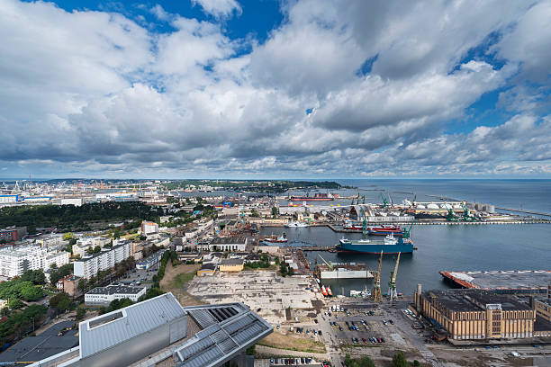 Aerial view of Gdynia