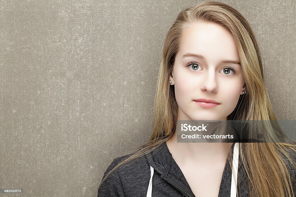 covergirl teen blond girl with soulful eyes Adult Stock Photo