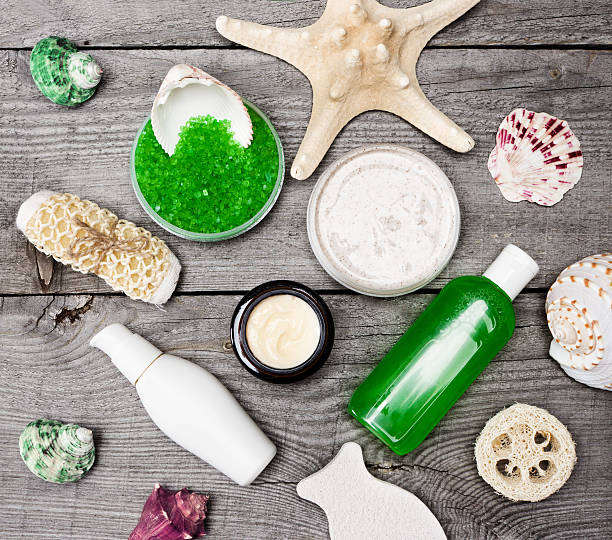 istock Spa and pampering products and accessories 483134796