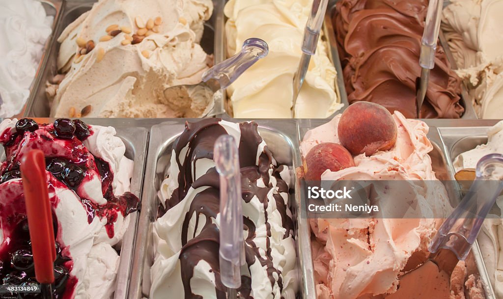 젤라토 아이스크림 - 로열티 프리 0명 스톡 사진