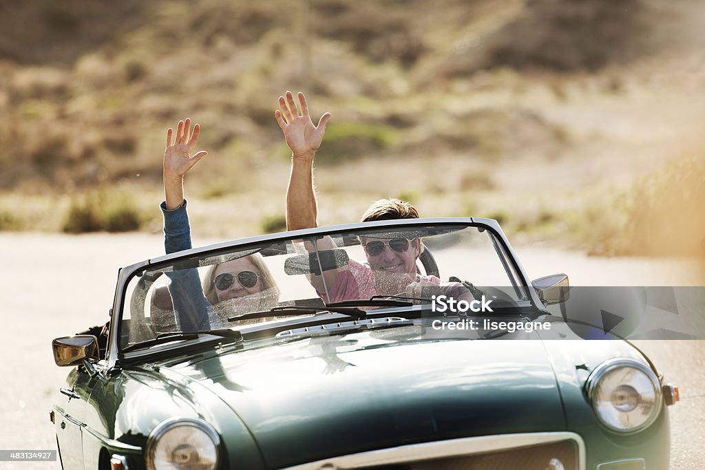 Älteres Paar auf Roadtrip - Lizenzfrei Aktivitäten und Sport Stock-Foto