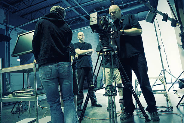 istock Busy Film Set 483136357