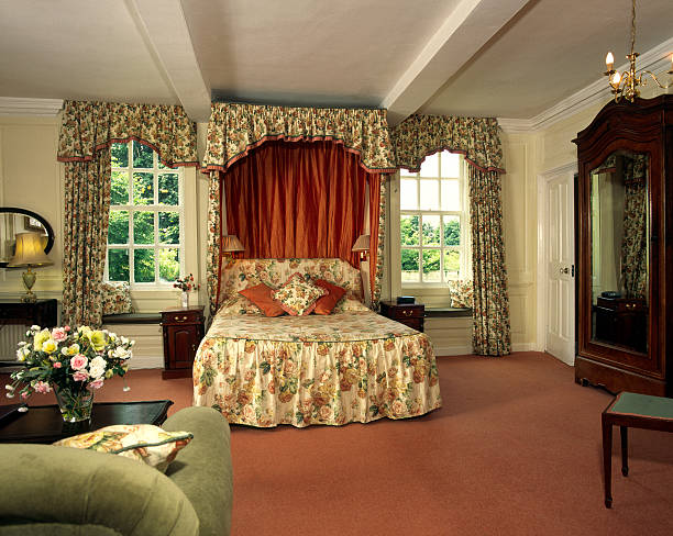 istock Country house hotel bedroom 483136647
