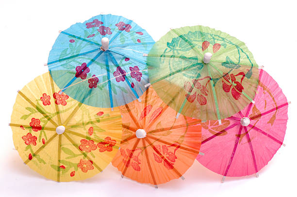 istock Colorful umbrellas for ice cream 483136855
