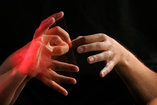 Interpreter in Sign Language In sign language this means "Interpreter". Held the shutter open long enough to capture the motion. knuckle joint stock pictures, royalty-free photos & images