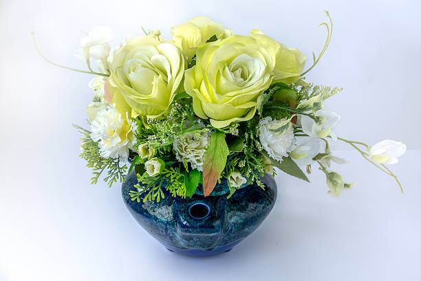 istock Plastic Floral Bouquet of Different Flowers 483140210