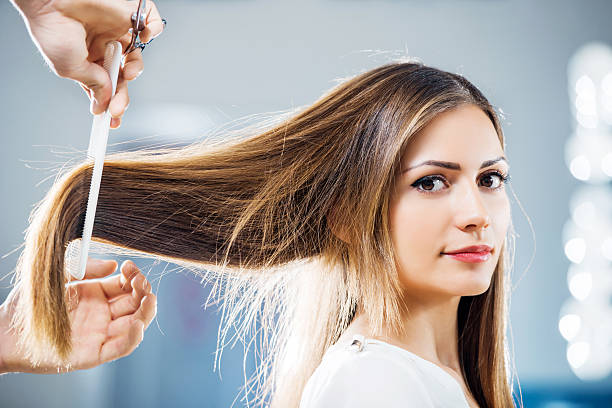 istock At the hairdresser's. 483140533