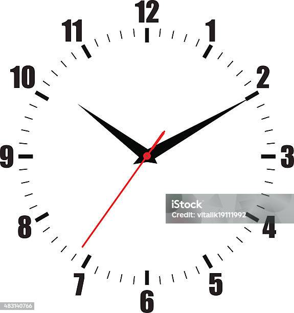 Icon Hours For The Entire Background Vector Illustration Stylish Stock Illustration - Download Image Now