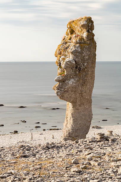 istock Sea Stack at Langhammar, Gotland in Sweden 483144980