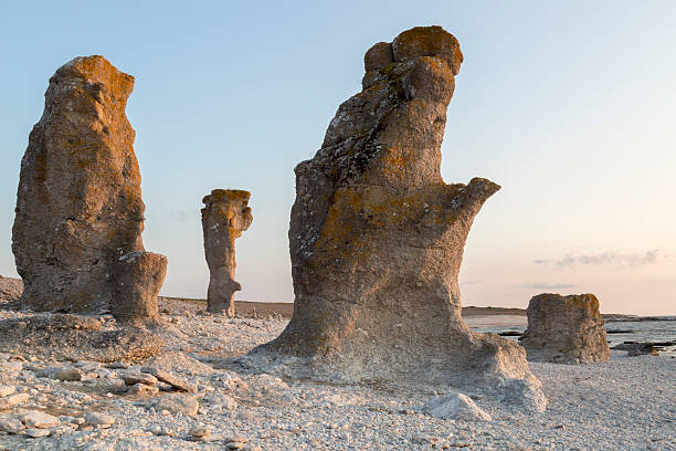 istock Sea Stacks at Langhammar, Gotland in Sweden 483144986