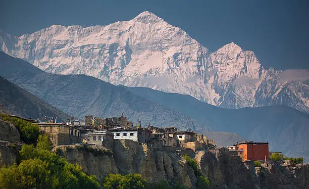 Photo of Rural life in front of Incredible Himalayas