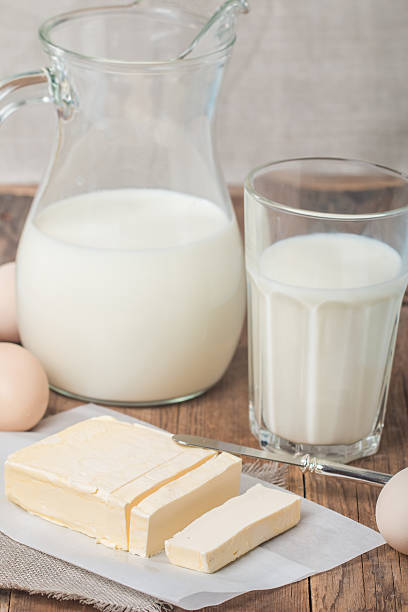 istock Butter on sheet of paper 483146344