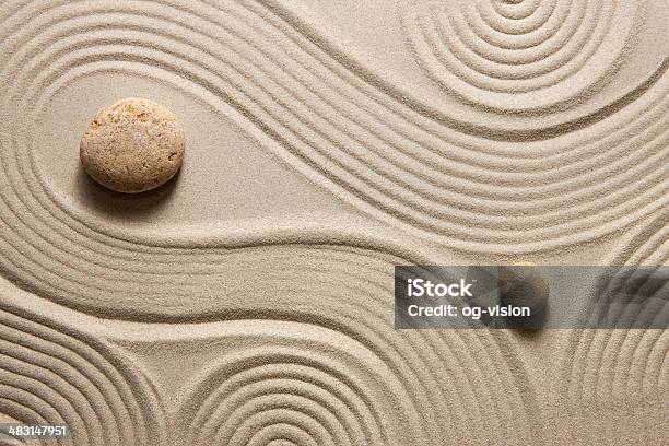 Zen Garden Stock Photo - Download Image Now - Zen-like, Buddhism, Japanese Rock Garden