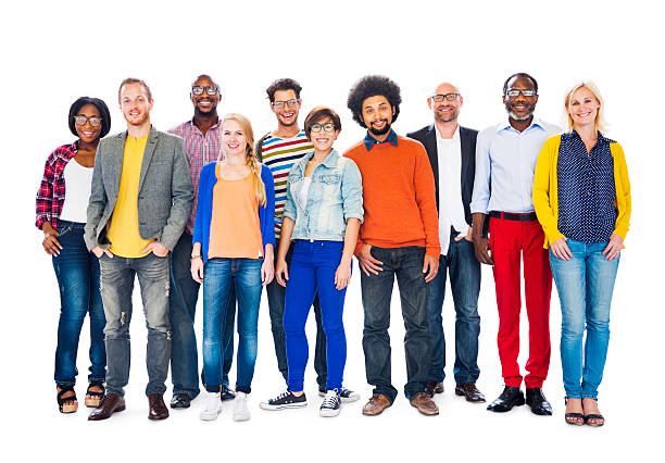 istock Group of Diverse People Standing Together 483147953