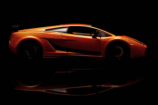 lamborghini gallardo - tuner car stock-fotos und bilder