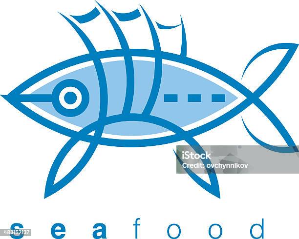 Seafood Fish Icon Stock Illustration - Download Image Now - Animal, Animals In The Wild, Backgrounds