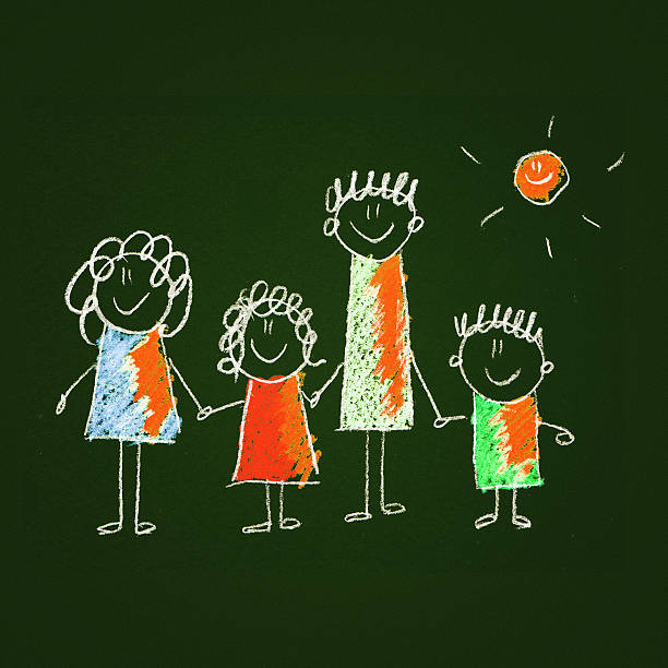 istock Colorful picture of happy family. 483154534