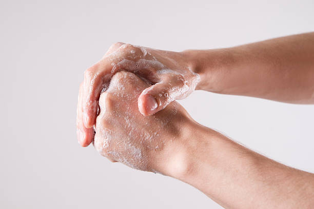 istock Wash male hands 483165868