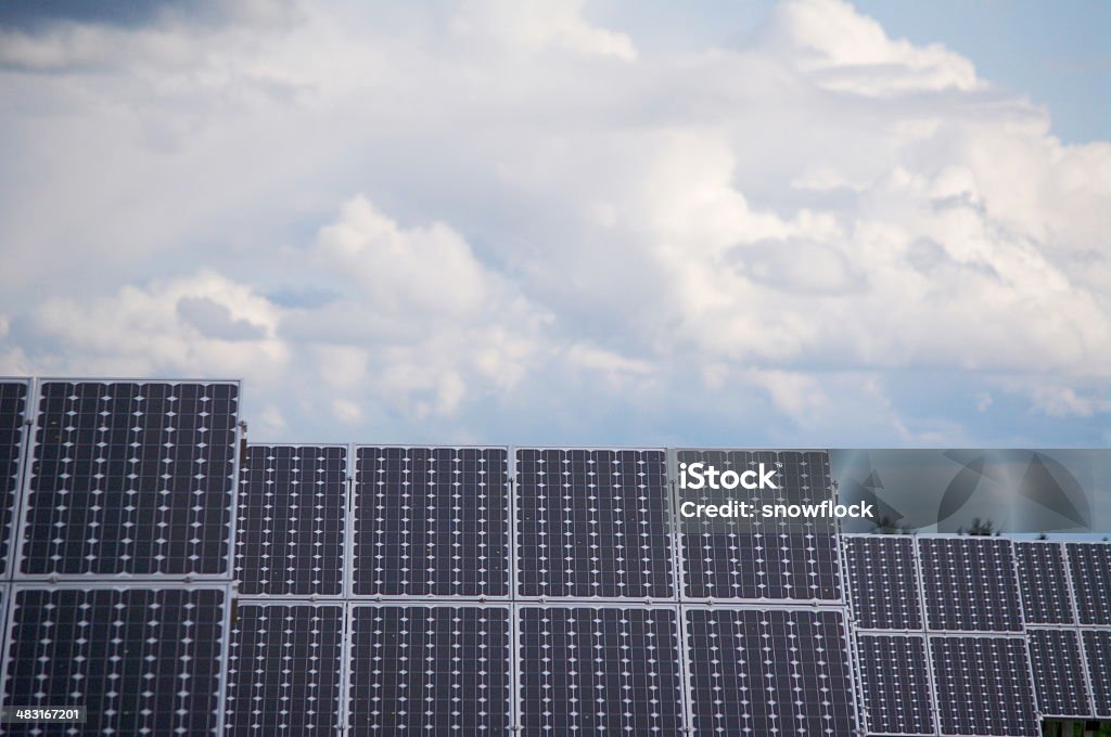 Usina de Energia solar coletor de big sky - Foto de stock de Eletricidade royalty-free