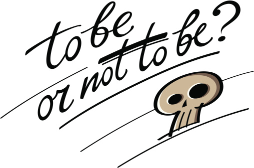 Hamlet To Be Or Not Be To Be Or Not To Be Hamlet Stock Illustration - Download Image Now