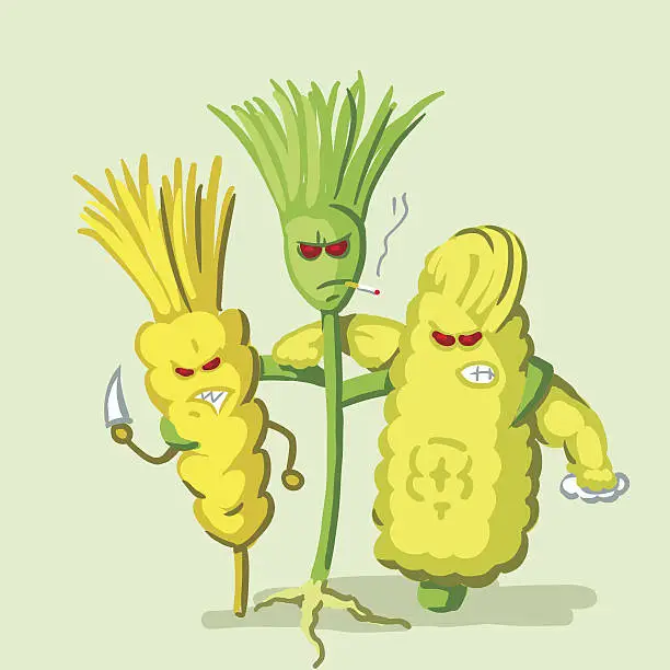 Vector illustration of Cereal Mutants