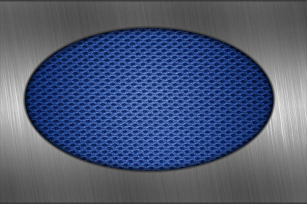 istock steel cover on blue mesh background 483168071