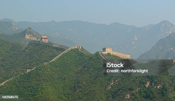 Gran Muralla China Beijing Foto de stock y más banco de imágenes de Aire libre - Aire libre, Arquitectura, Asia