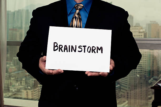 Business Sign Brainstorm stock photo