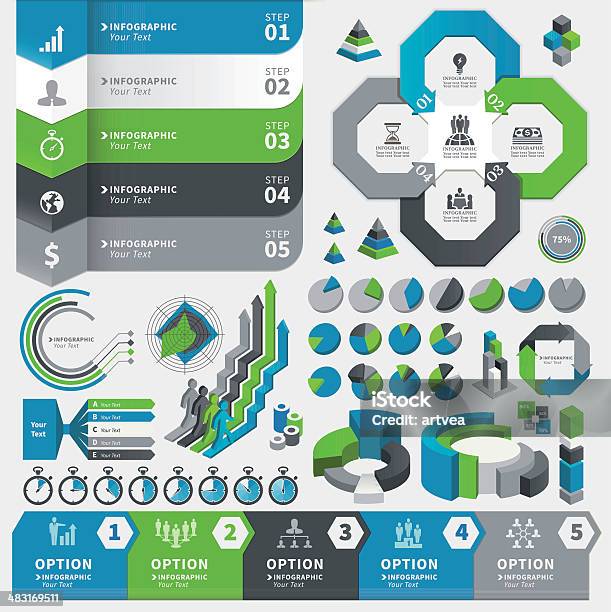 Infographic Elements Stock Illustration - Download Image Now - Infinity, Infographic, Abstract