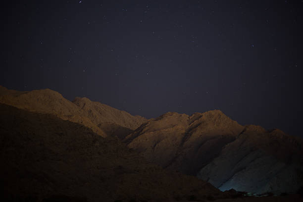 istock Long exposure captures the night sky over Musandam, Oman 483170271