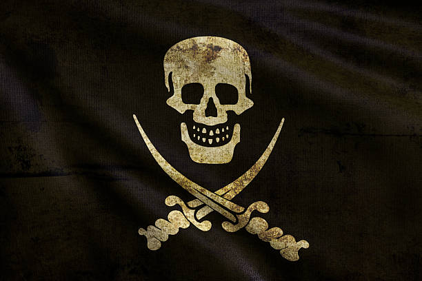 istock Flag of pirate 483170379