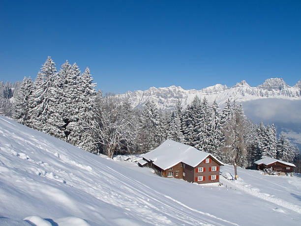 istock Winter holiday house 483183416