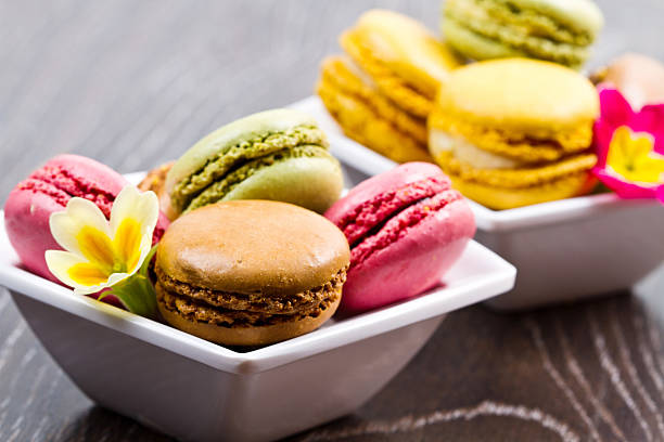 istock Tasty colorful macaroon 483184397