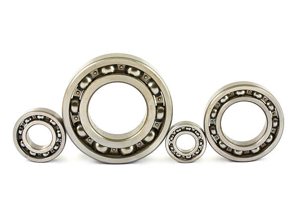 istock Four steel ball bearings 483184722