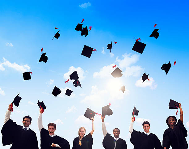 istock Diverse International Students Celebrating Graduation 483185465