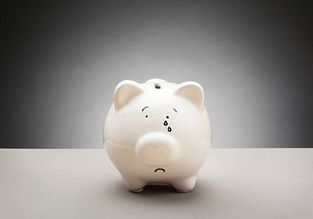 istock Piggy Bank - Expressions - Sad, Crying 483185839