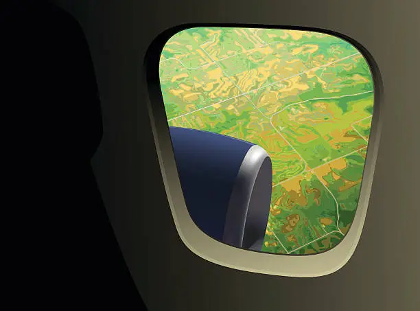 Vector illustration of Air Travel