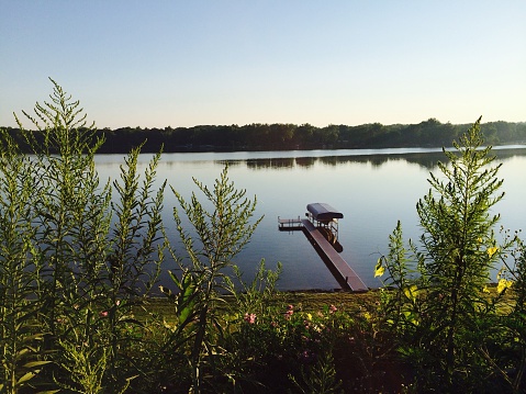 Lake Okoboji in Iowa in the Summer of 2020