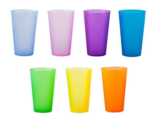 istock Plastic glass of various color 483191578