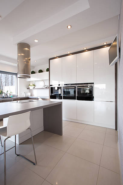 istock Kitchen with lots of lamps 483191718
