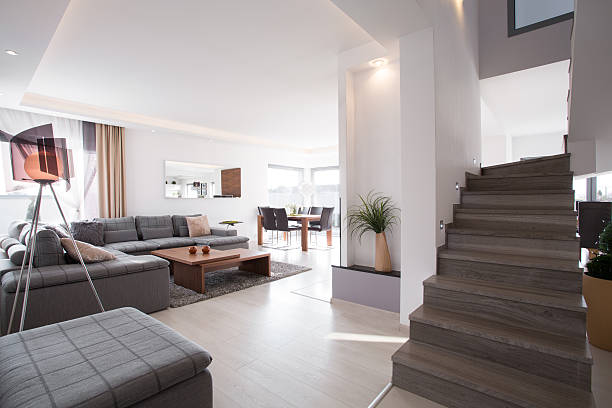 istock Wooden and tasteful stairs 483191722